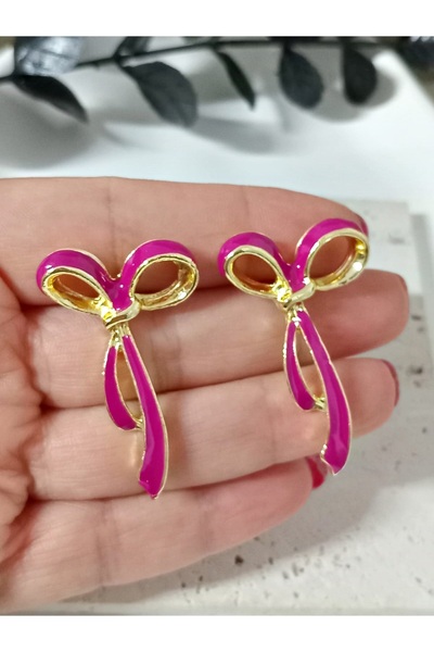mos&more Plum Bow Stylish Women's Earrings