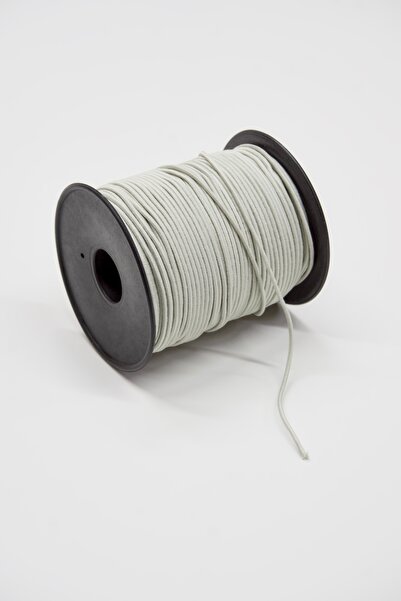 Dokumarkt Λεπτό στρογγυλό λάστιχο 1,5 mm - Λαστιχένιο κορδόνι - Αξεσουάρ - Λάστιχο διακόσμησης - 100 μέτρα