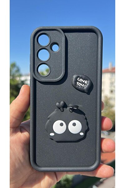 Hatreds Samsung Galaxy A16 Uyumlu Kılıf Çıkartmalı Desenli Kamera Korumalı Kılıf