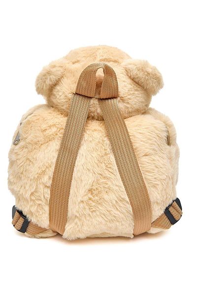 R&B Teddy Appliqued Plush Backpack