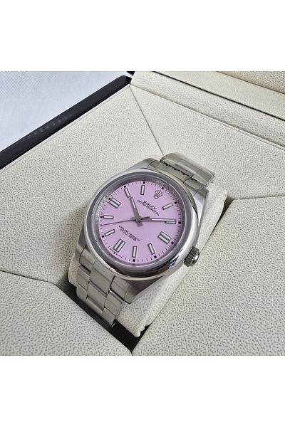 Watch High quality automatic Rolex watch, pink, with accessories