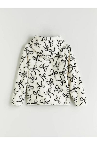 LC Waikiki Hooded Zippered Girl's Sweatshirt (W5)