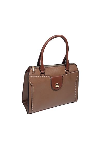 L-line fashion Women's bag, office, brown