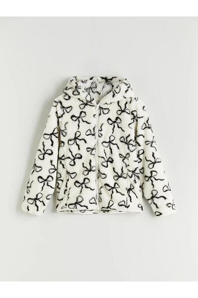 LC Waikiki Hooded Zippered Girl's Sweatshirt (W5)