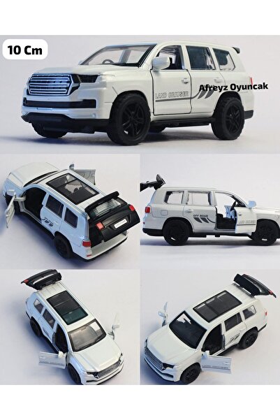 afreyz oyuncak Diecast Metal Araba Toyota Land Cruiser Oyuncak Araba Kapılar ...