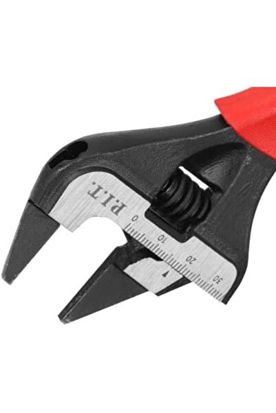 GENERAL Adjustable Wrench (8 inches) with Rubber Handle - Maximum Jaw Opening (35 mm) PROF/HADW03-0200