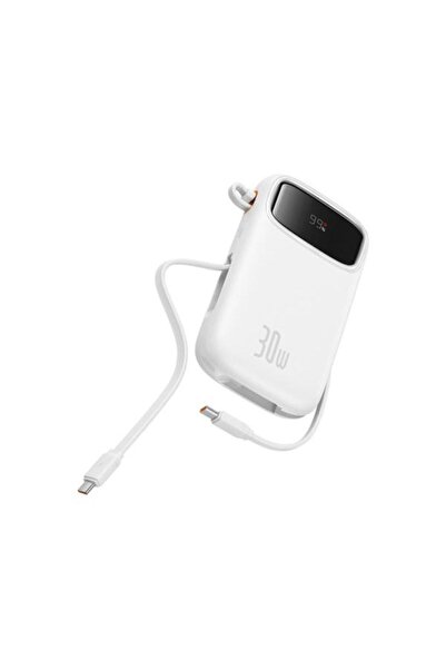 Baseus Acumulator extern Qpow2 cu afișaj digital, 10000 mAh, 30 W, 2 x USB Ty...