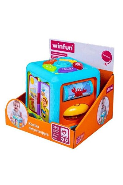 Smily Play Cub senzorial Smily Play, lumini și sunete, multicolor, 20x19x18.5cm