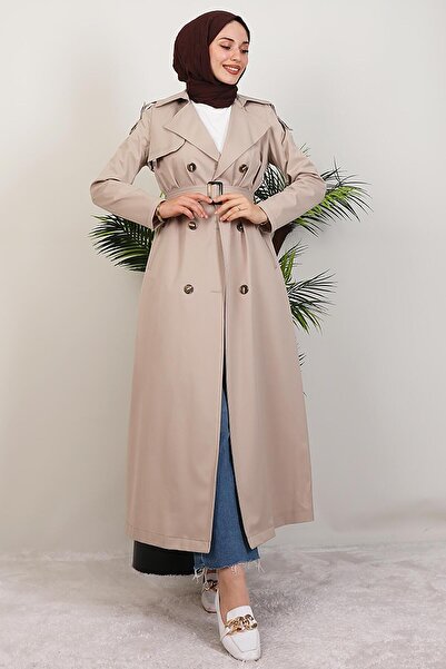 giz astore Mari Trençkot Krem