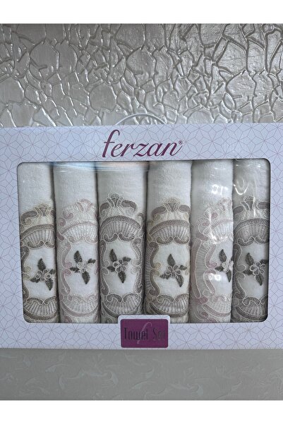 Ferzan 6-Piece Face Towel 100% Cotton