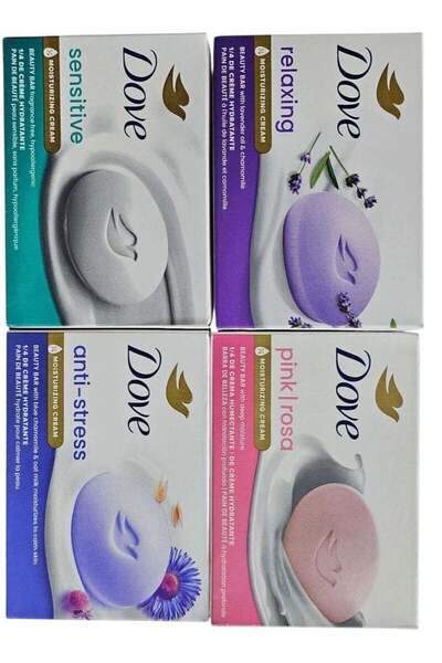 Dove Dove Soap Selection of 4 Pieces 106g x 4