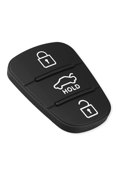 TECHSTAR Membrană de cauciuc pentru cheie auto cu 3 butoane – Compatibilă cu ...