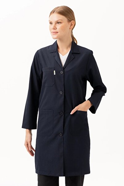 PayBuy Women's Long Sleeve Work Apron Oekotex Certified Vanessa Stylish Comfortable Model with Pockets