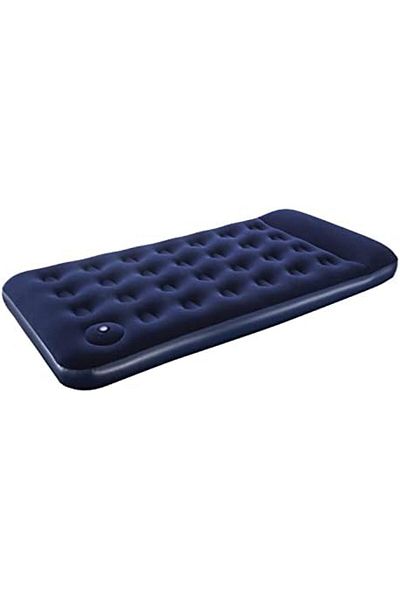 BESTWAY Pavillo Air Mattress Twin with Built-in Foot Pump blue