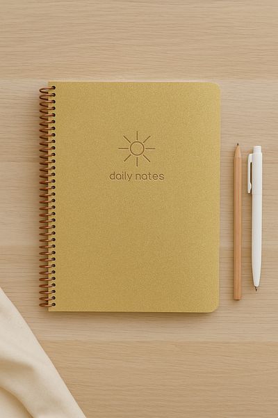 KESKİN COLOR School Notebook A4 80 Sheets Lined Pp Cover Spiral Glitter Notebook – Sticker Gift