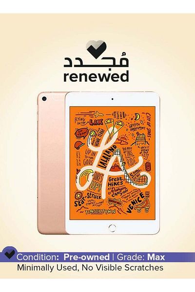 iPad Pro Pre-Owned iPad Mini 5th Gen 2019 7.9-inch 64GB Gold Sim w/Charger