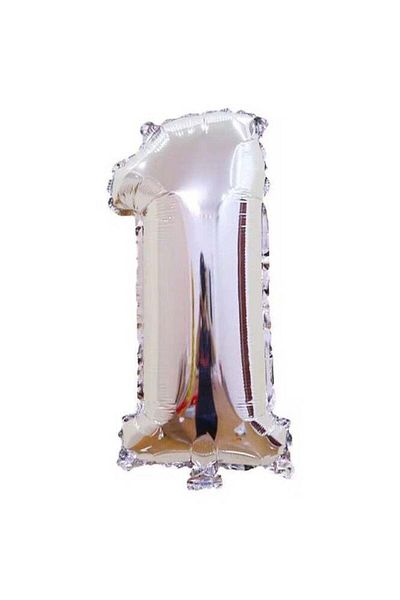 Generic Little Lolo Number 1 Foil Balloon – Large 40 Inch – Gold or Silver