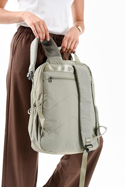 571 Collections Çanta Ultra Light Stylish and Waterproof Medium Backpack Mink Model: (571-13-9F)