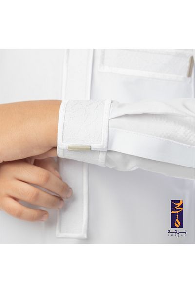 burjah Andalusian dress, Saudi dress for children from Burjah - White 51