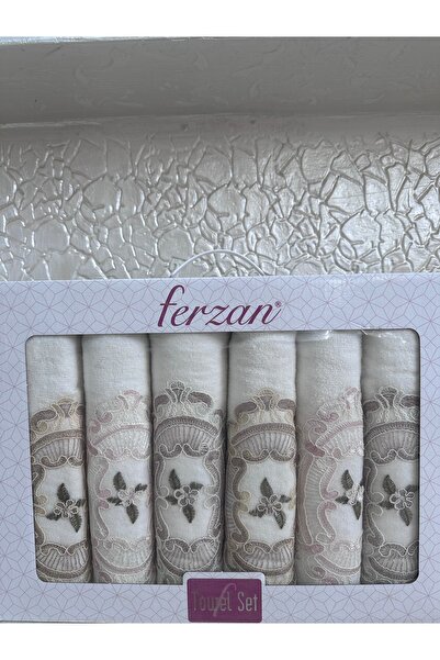 Ferzan 6-Piece Face Towel 100% Cotton