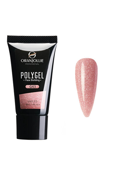 Intisimo Πολυτζελ Επέκταση Νυχιών, με Λάμψη, UV/LED, Απόχρωση Αρ. G43, 30ml