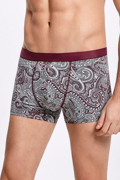 ROZELT Men's Mixed Pattern Modal 3-Piece Boxer