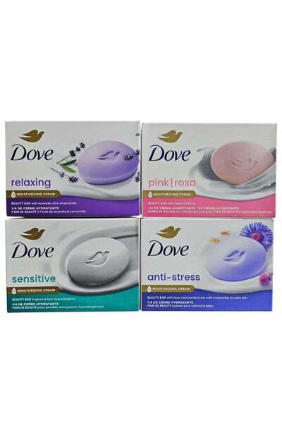 Dove Dove Soap Selection of 4 Pieces 106g x 4