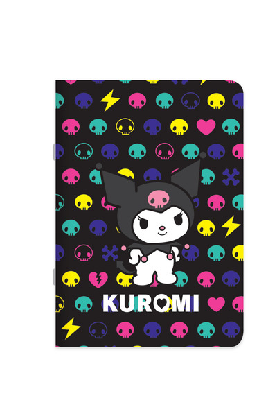 KESKİN COLOR Licensed Kuromi 18.5X26 cm 40 Sheets Lined Sticker Wire Stitched Notebook