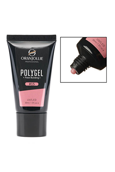 Intisimo Sticlă pentru unghii Polygel, UV/LED, nuanță nr. 15, 30 ml