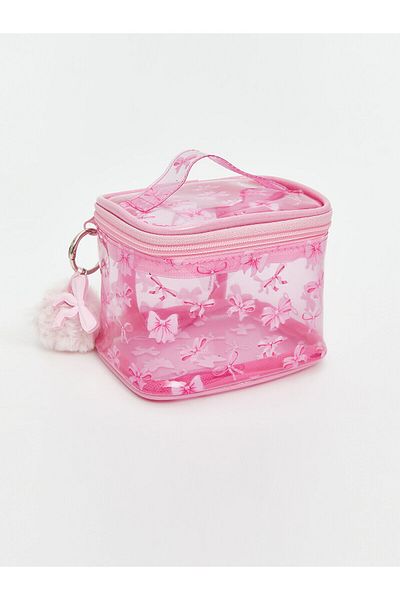 LC Waikiki New Season Transparent Children's Handbag with Plush Toy