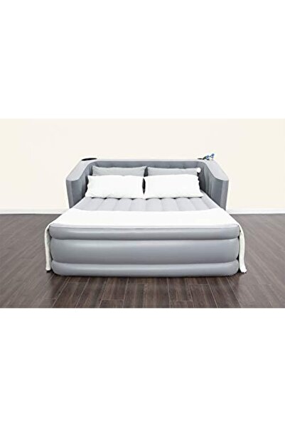 BESTWAY headboard queen size airbed, 233 x 196 x 80 cm