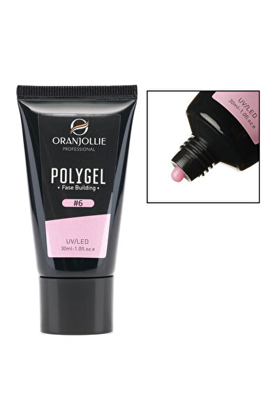 Intisimo Κατασκευή νυχιών από πολυγέλη, UV/LED, Απόχρωση Νο. 6, 30 ml