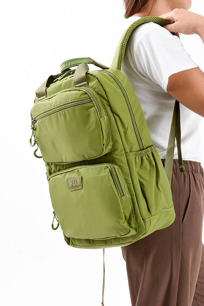 571 Collections Çanta Ultra Light Stylish and Waterproof Medium Backpack Green Model: (571-13-9F)