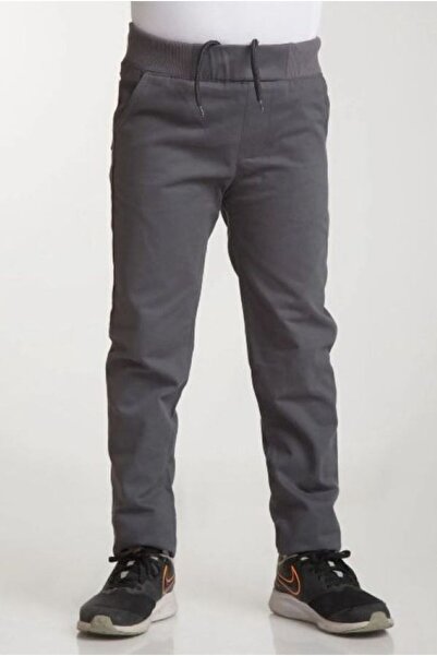 Nacar Unisex Ribana Bel Kanvas Rahat Kalıp Okul Pantolon (BİR BEDEN BÜYÜK TERCİH EDİLEBİLİR.)