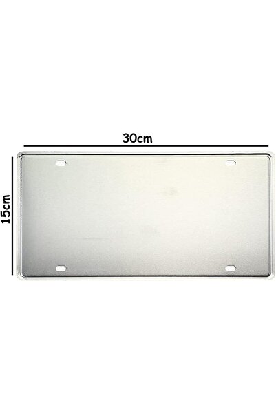 genric FFD 10pcs Wall Decoration Metal Poster Wall Plates, Car Plate Art Poster Metal Decoration For Ho