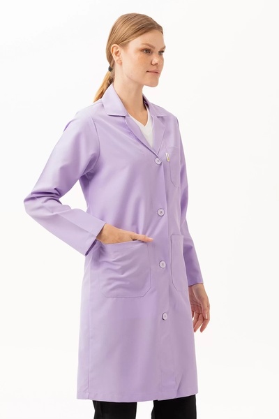 PayBuy Women's Long Sleeve Work Apron Oekotex Certified Vanessa Stylish Comfortable Model with Pockets