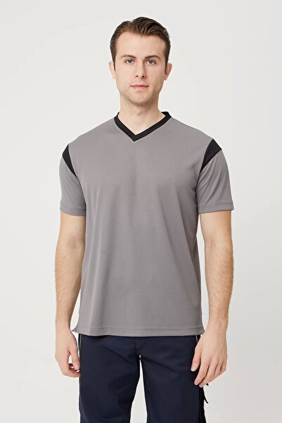 PayBuy Ανδρικό μπλουζάκι με λαιμόκοψη σε σχήμα V που αναπνέει Allium T-shirt Ευέλικτο και κομψό για επαγγελματικό καθημερινό χρήσιμο