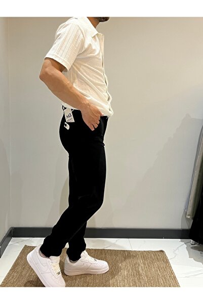 ATKGİYİM Kumaş pantolon slmfit dar kesim kemerli model