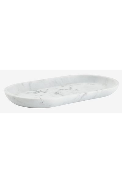 OEM BERGHEM tray 14x25x3cm marble look