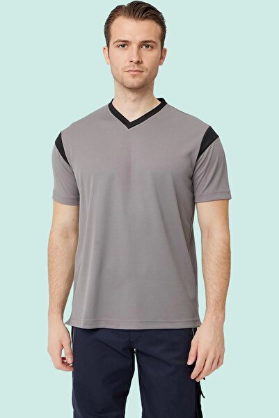 PayBuy Ανδρικό μπλουζάκι με λαιμόκοψη σε σχήμα V που αναπνέει Allium T-shirt Ευέλικτο και κομψό για επαγγελματικό καθημερινό χρήσιμο