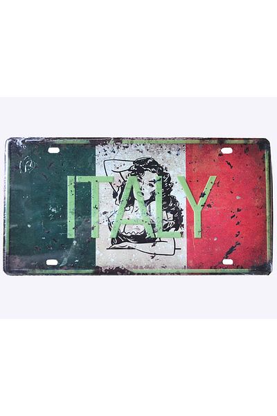 genric FFD Car Plate Vintage Tin Sign Bar Pub Home Wall Poster Decor Retro Metal Art Poster 30x15cm 1 Piece
