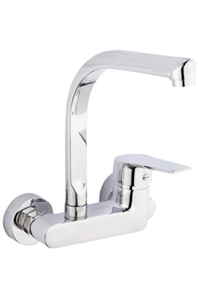 SUVİA صنبور مياه للمطبخ مزود بتركيب على الحائط، صنبور مياه للمطبخ، نموذج مزخرف