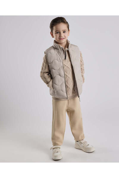 R&B سترة مبطنة بسحاب للإغلاق