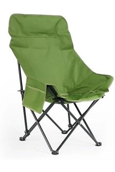 Türkiye Nylon Camping Chair For Adults, Compact Folding Portable Chair With Side Pockets For Outdoors Fishin
