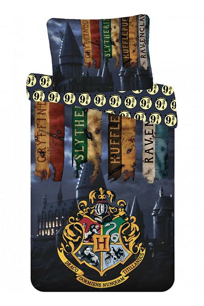 Harry Potter Houses bedding set 140×200cm, 70×90 cm