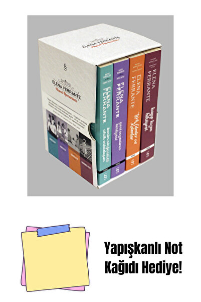 Everest Yayınları Elena Ferrante - Napoli Romanları Seti + Yapışkanlı Not Kağıdı