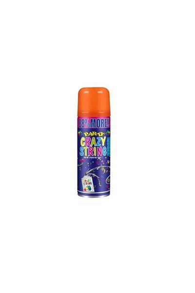 Generic Color String Spray for Parties – Color Orange– Safe and Fun for Kids