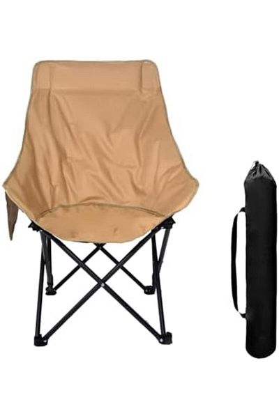 Türkiye Foldable Outdoor Chair, Lawn Chair, Highback Camping Chairs for Adults, Folding Chairs for Outside,