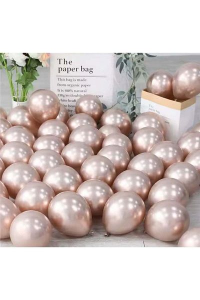 Generic Chrome Balloon 12 Inch — Pack of 50 — Color Bronze