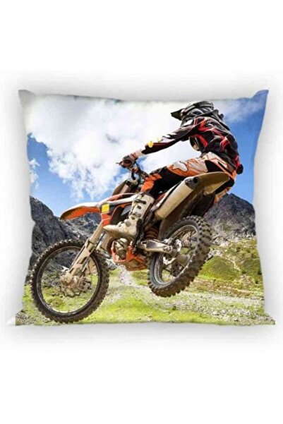 CARS Motorbike Motocross Mud pillowcase 40x40 cm